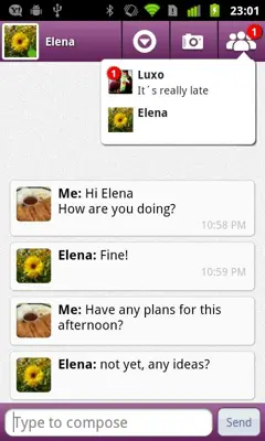 Go!Chat Yahoo android App screenshot 0
